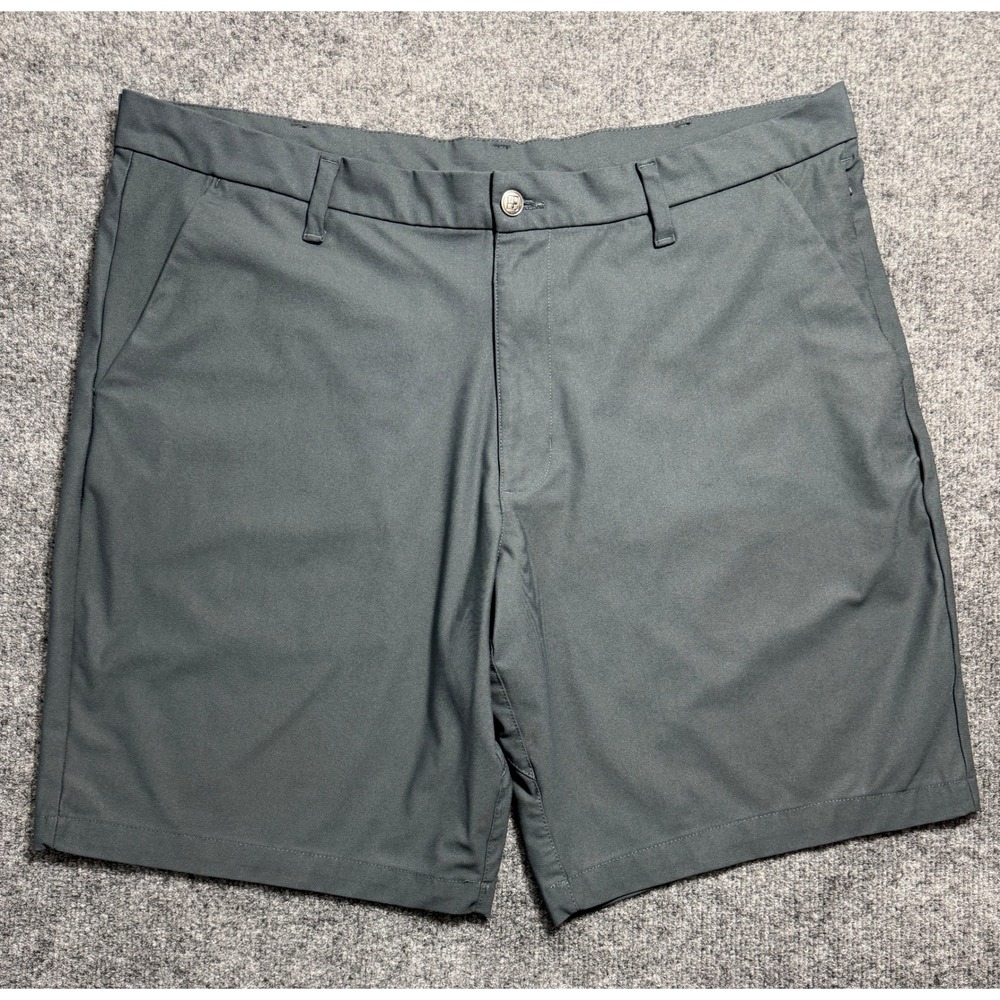 Swiss Tech Mens Performance Golf Shorts Grey Stone Size 40 Waist 10 Inseam